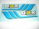 Autocollants bleu dax 1979