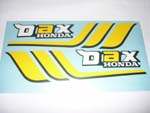 Autocollant jaune dax 1979
