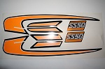 Autocollants SS50 Orange