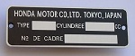 Honda plaque mines 01